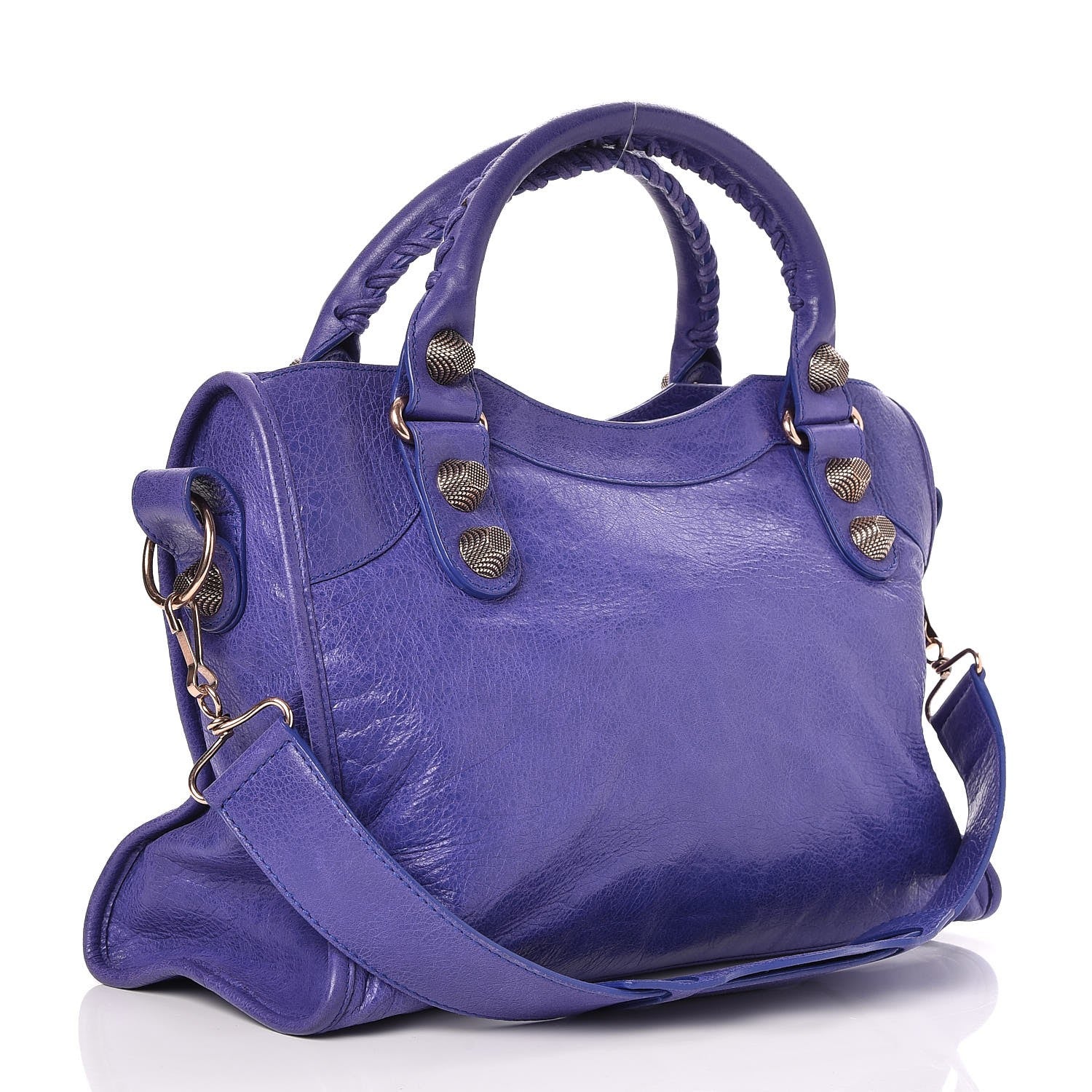 Balenciaga Agneau Giant 21 Rose Gold Hardware City Bleu Lavande 3 of 7