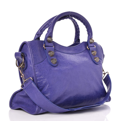 Balenciaga Agneau Giant 21 Rose Gold Hardware City Bleu Lavande 3 of 7