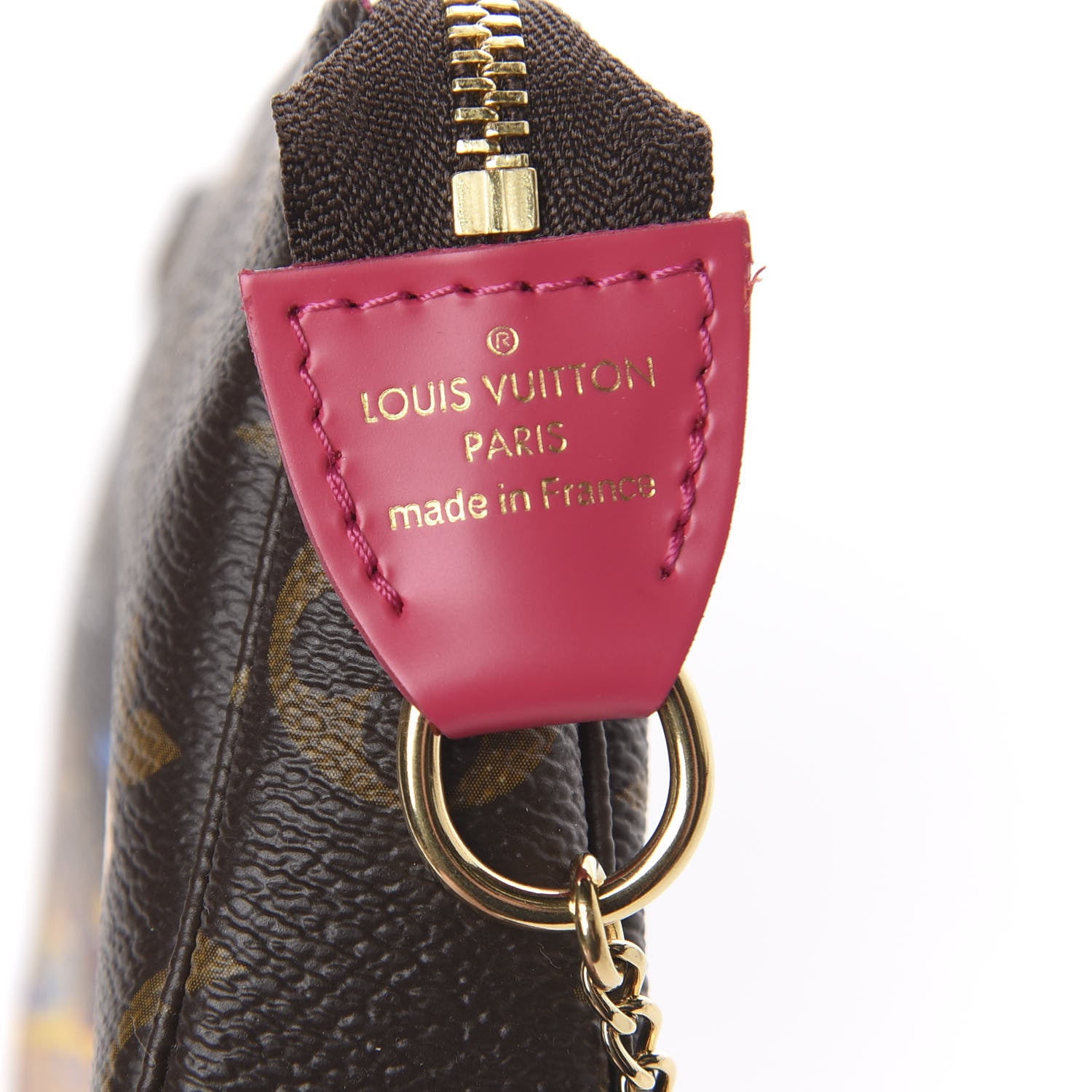 Louis Vuitton Monogram 2020 Christmas Animation Roller Coaster Mini Pochette Accessories Pivoine 7 of 7