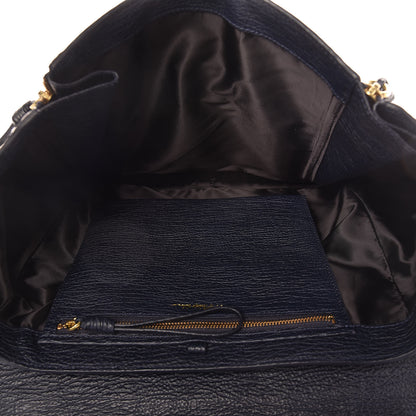 3.1 Phillip Lim 3.1 Textured Calfskin Large Pashli Satchel Ink 6 of 11