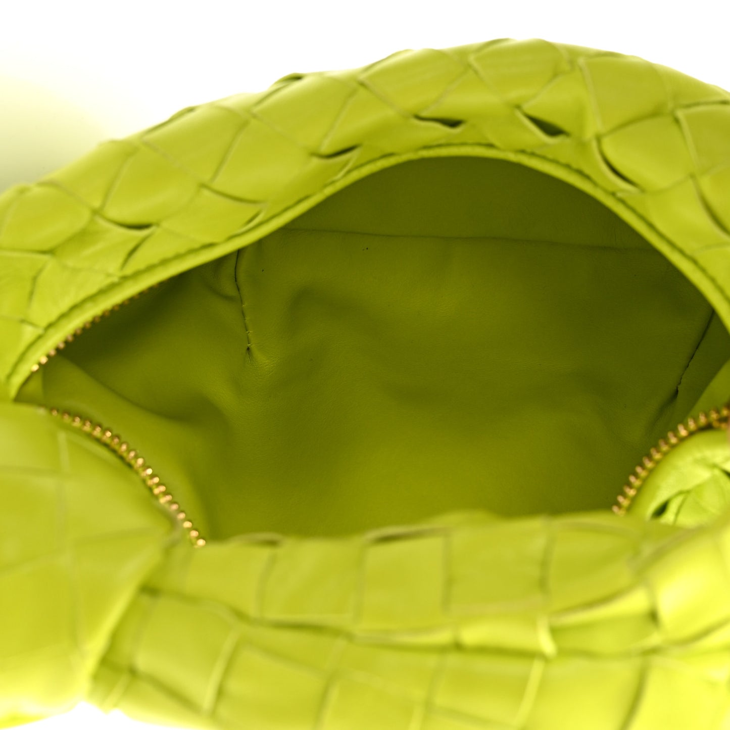 Nappa Intrecciato Mini Jodie Kiwi
