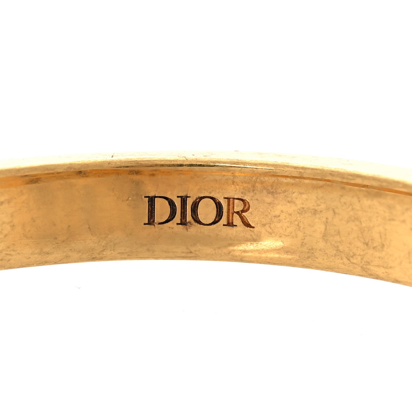 Metal J'Adior Bracelet Cuff Gold