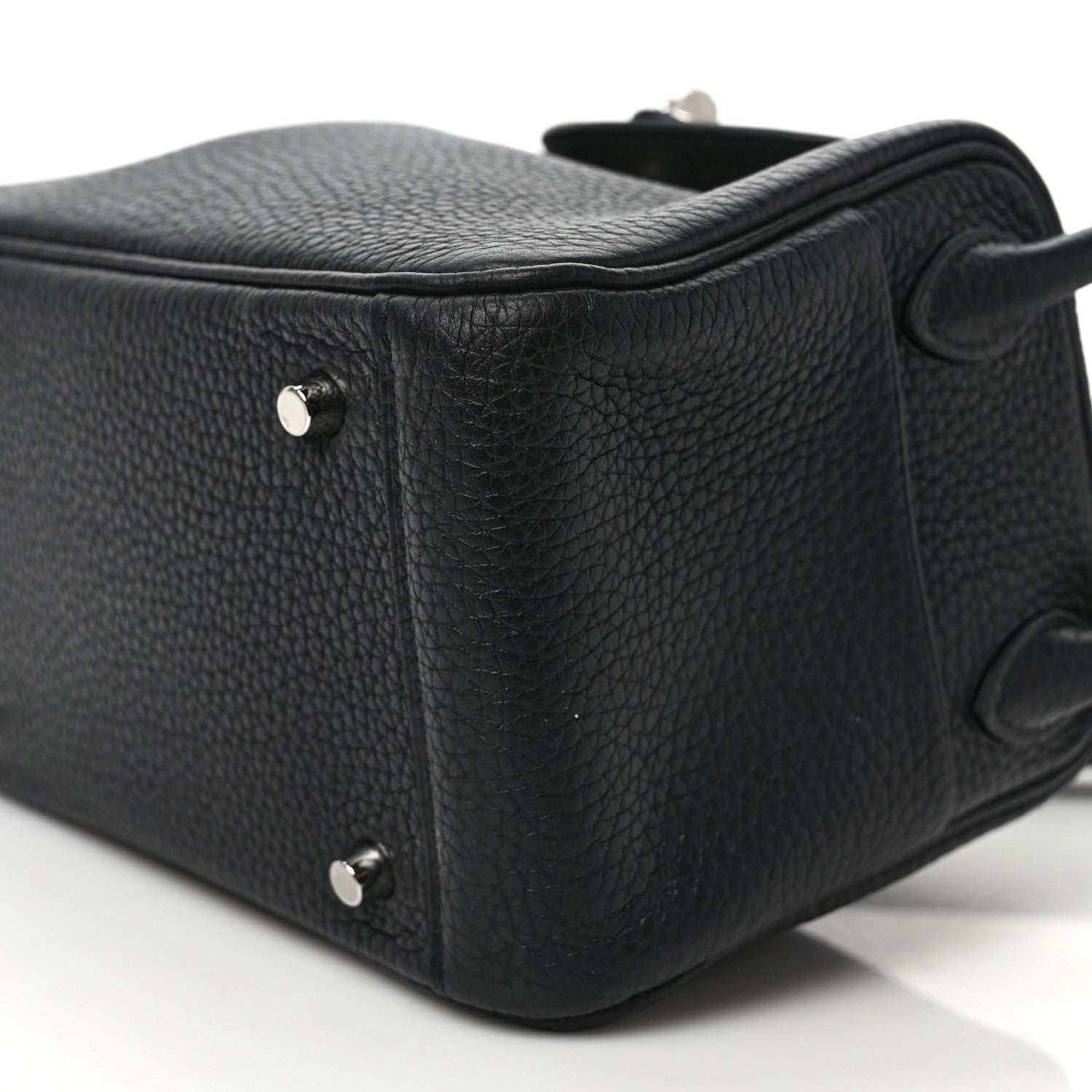 Hermes Taurillon Clemence Mini Lindy 20 Black 8 of 9