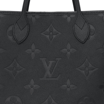 Louis Vuitton Empreinte Monogram Giant Neverfull MM Black 9 of 11