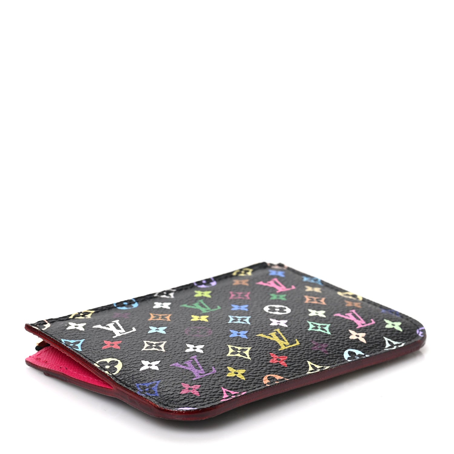 Louis Vuitton Monogram Multicolor Key Pouch Black Grenade 4 of 6
