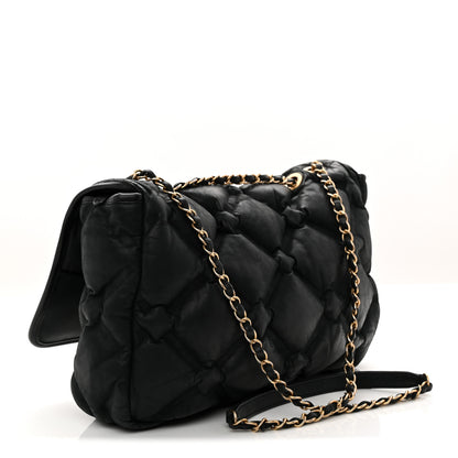 Chanel Calfskin Quilted Large Chesterfield Flap Black 4 of 11