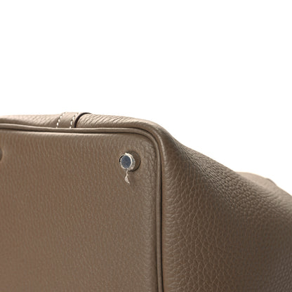 Hermes Taurillon Clemence Picotin Lock 18 PM Etoupe 23 of 25