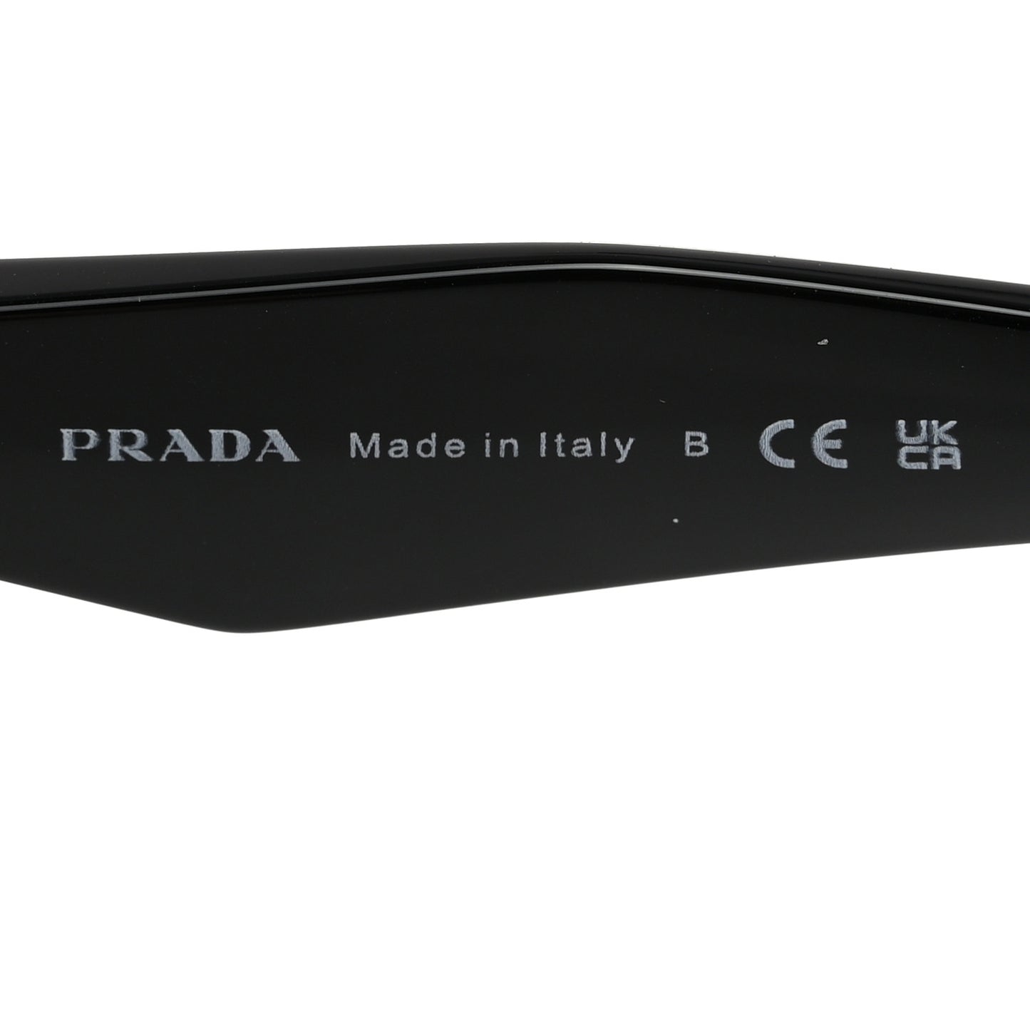 Acetate Symbole Sunglasses SPR 19Z Black