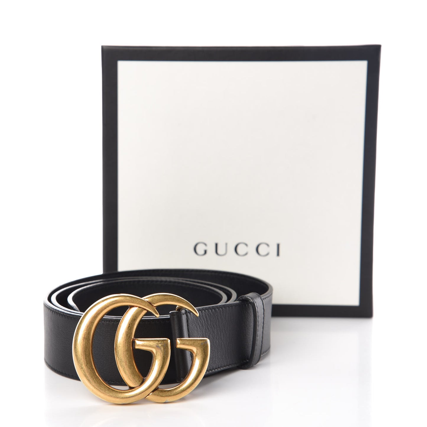 Calfskin Double G 40mm Belt 90 36 Black