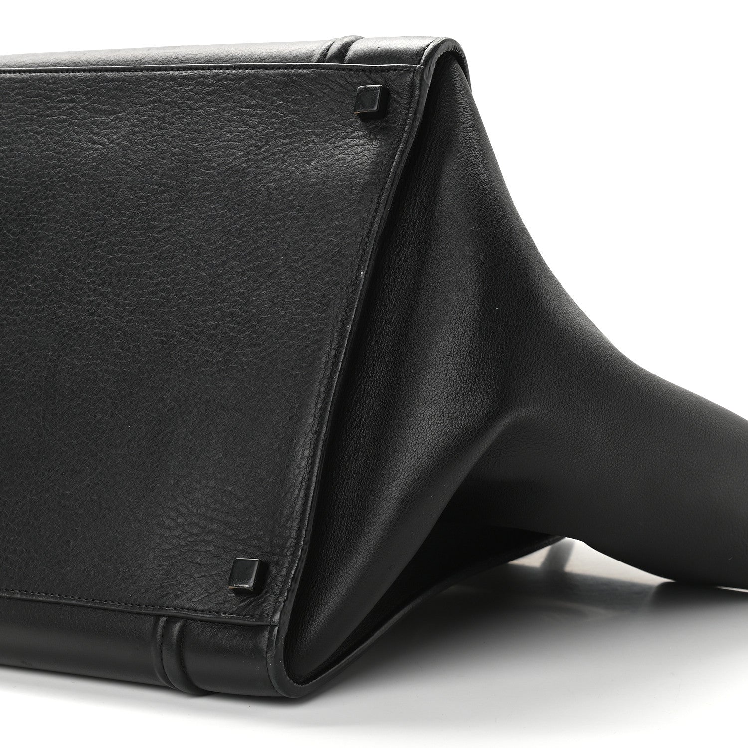 Celine Supple Calfskin Medium Phantom Luggage Black 8 of 9