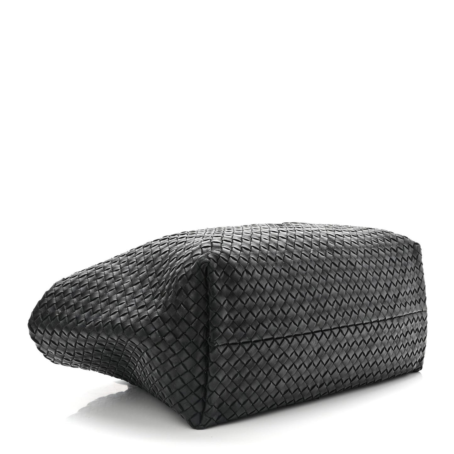 Nappa Intrecciato Medium Cabat Black