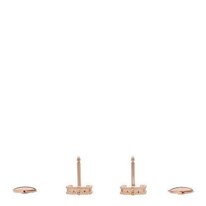 Van Cleef & Arpels 18K Rose Gold Carnelian Sweet Alhambra Earrings 3 of 5