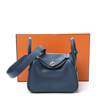 Hermes Swift Mini Lindy 20 Deep Bleu 11 of 11