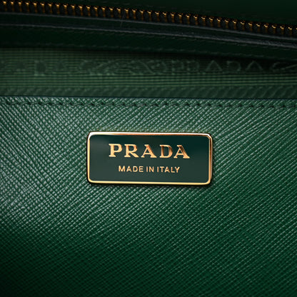 Prada Saffiano Lux Large Galleria Double Zip Tote Biliardo 5 of 7