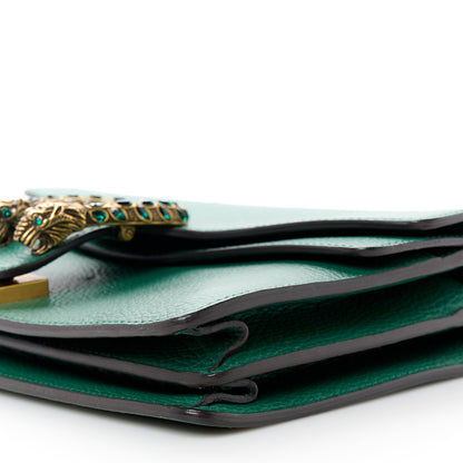 Gucci Pebbled Calfskin Small Dionysus Shoulder Bag Emerald 12 of 12