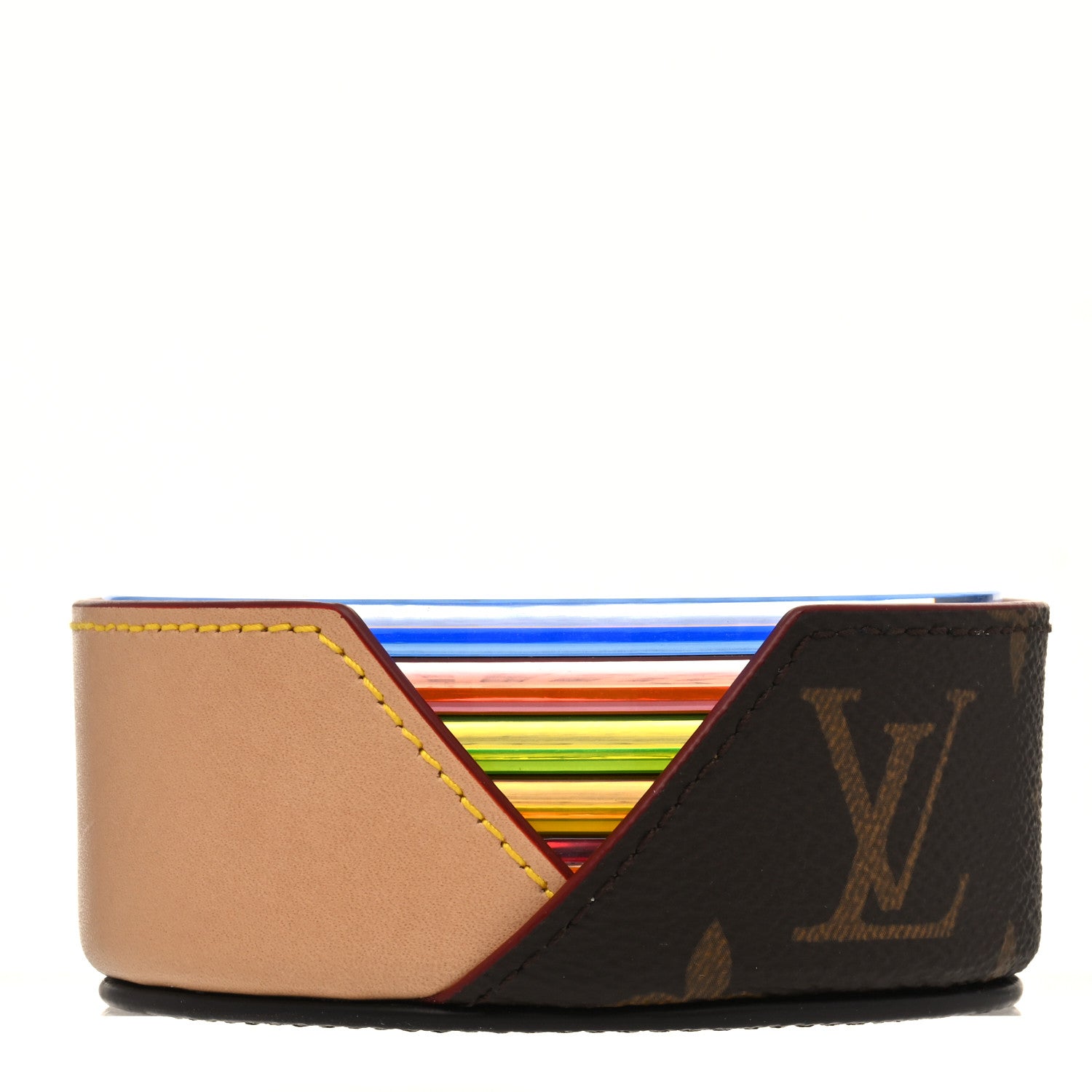 Louis Vuitton Monogram Fluo Plexiglass Coasters Set of 6 Multicolor 1 of 7