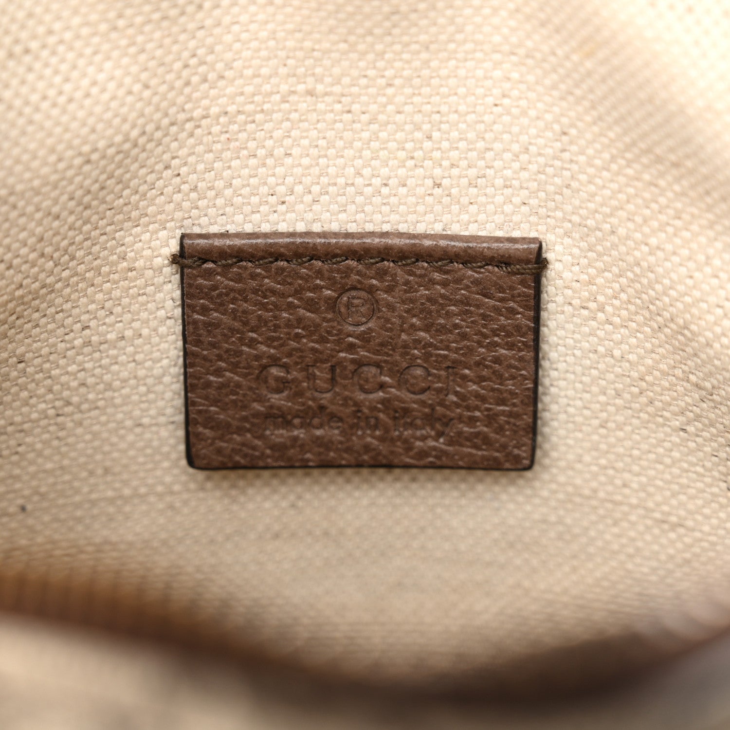 Gucci GG Supreme Monogram Mini Neo Vintage Double Zip Messenger Bag Beige New Acero Crop 5 of 13