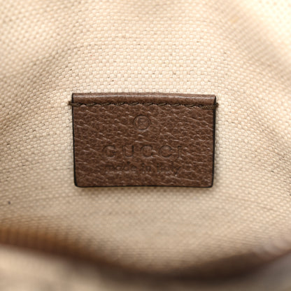 Gucci GG Supreme Monogram Mini Neo Vintage Double Zip Messenger Bag Beige New Acero Crop 5 of 13