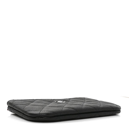Chanel Caviar Quilted Small Cosmetic Case Black 4 of 8