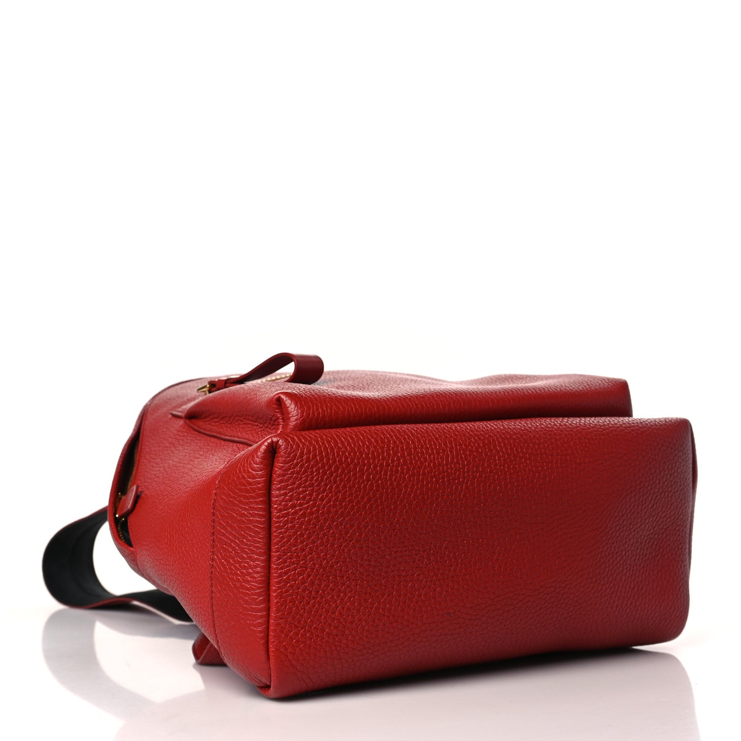 Grained Calfskin Buckley Backpack Red