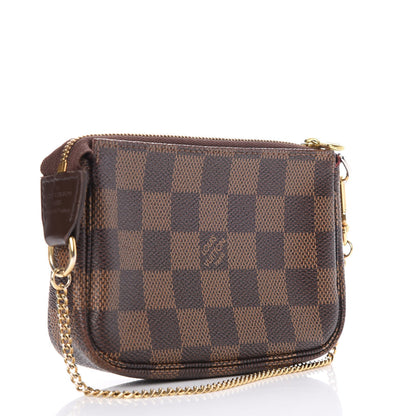 Louis Vuitton Damier Ebene Mini Pochette Accessories 3 of 7