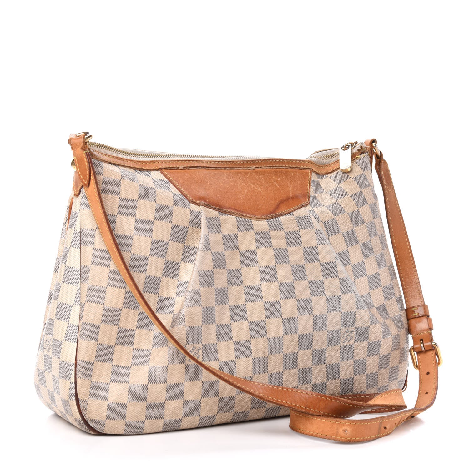 Louis Vuitton Damier Azur Siracusa MM 3 of 20