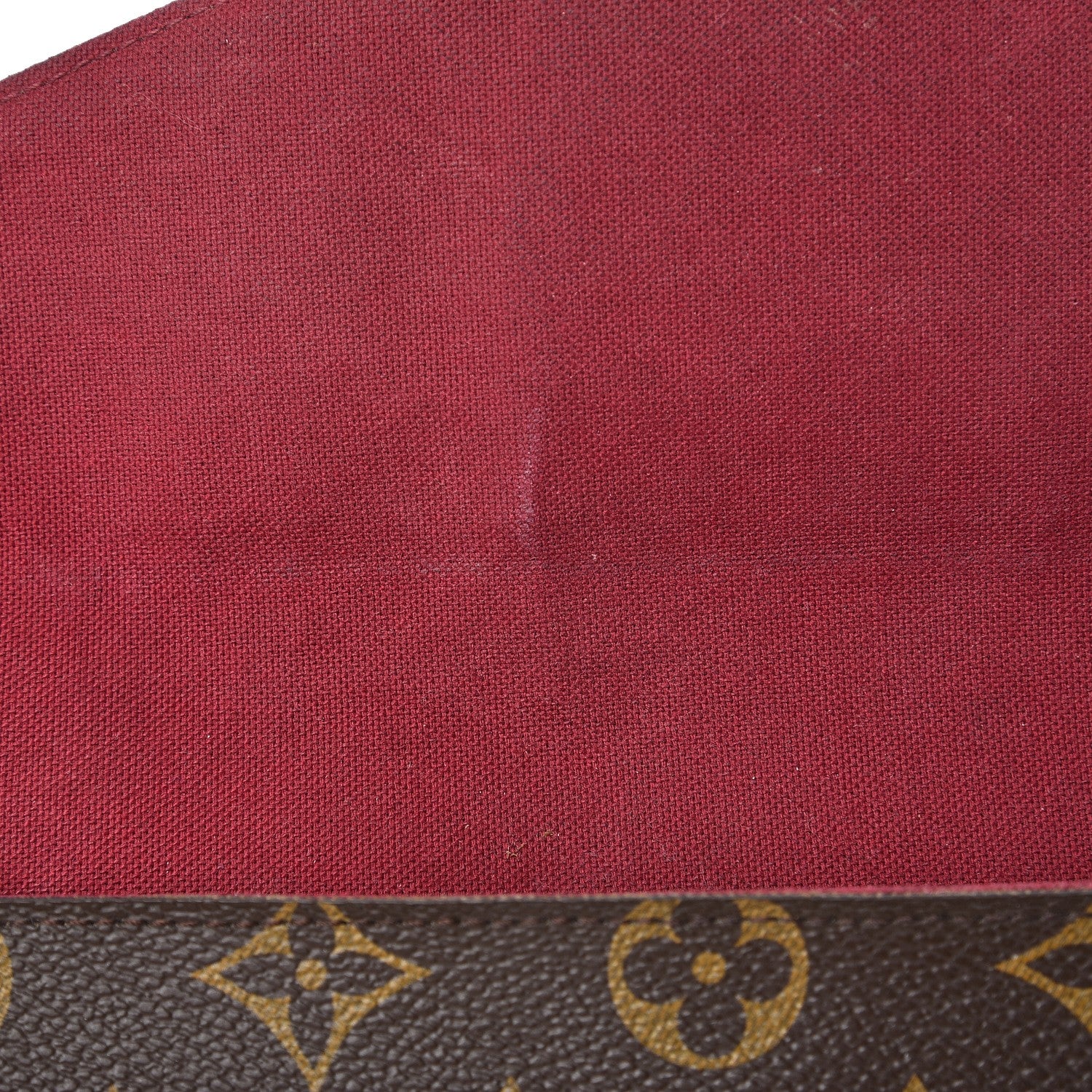 Louis Vuitton Monogram Pochette Felicie Chain Wallet Fuchsia 8 of 14