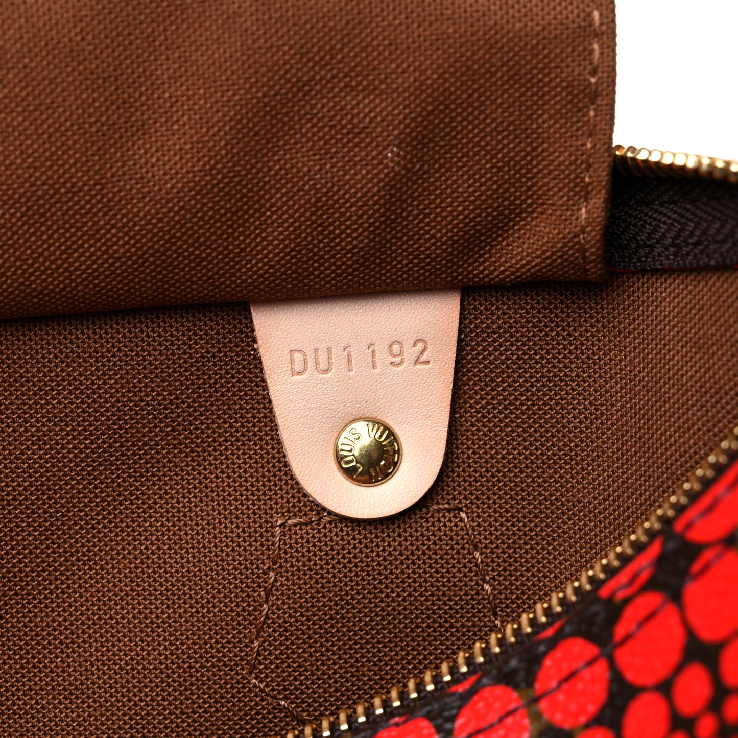 Monogram Kusama Town Speedy 30 Red