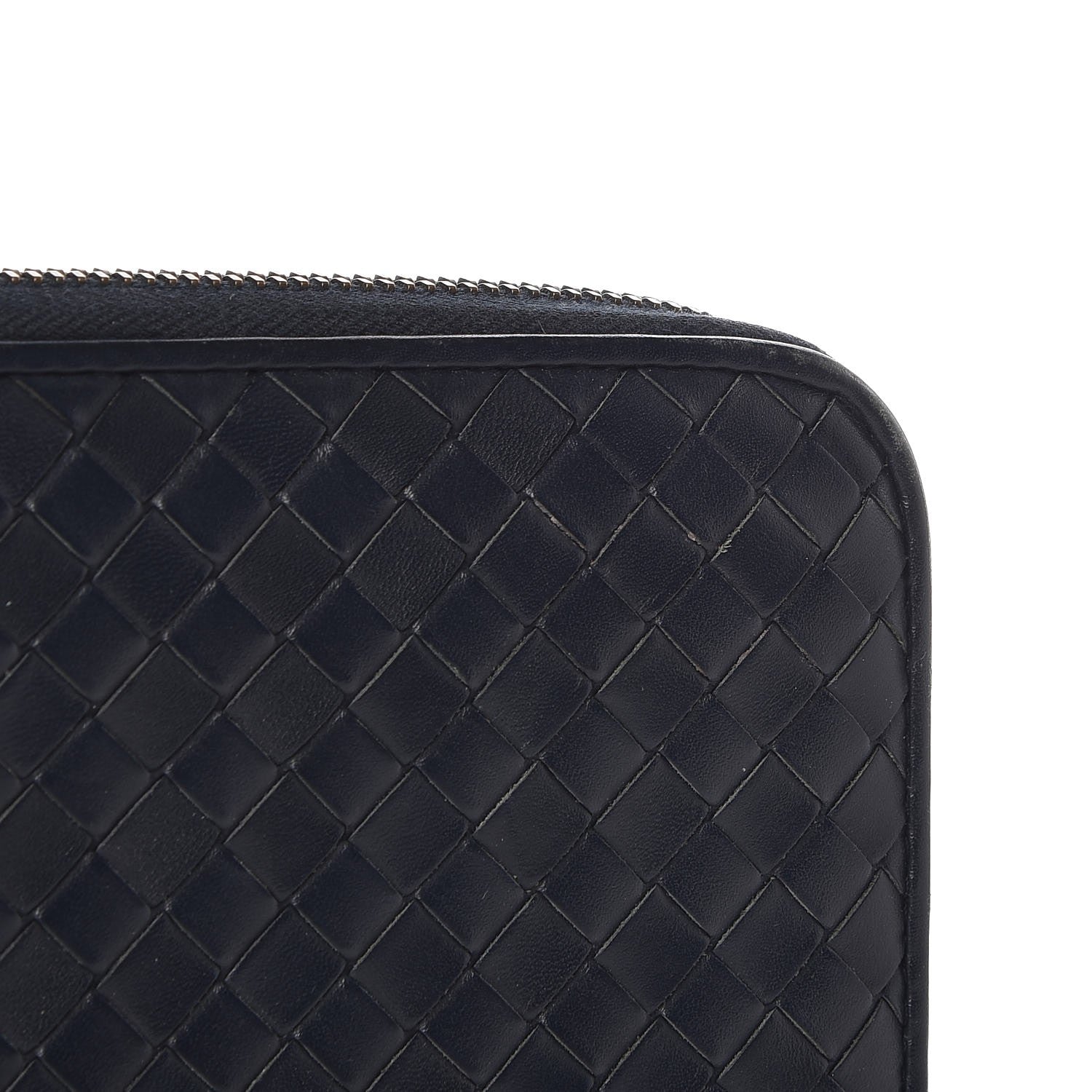 Bottega Veneta Nappa Intrecciato Zip Around Wallet Denim 8 of 11
