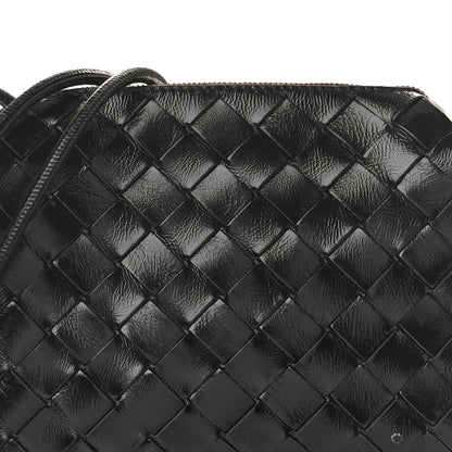 Bottega Veneta Nappa Intrecciato Metallic Knot Mini Loop Camera Bag Black 7 of 9