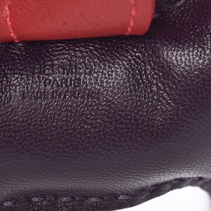 Hermes Milo Lambskin Grigri Rodeo Horse Bag Charm PM Raisin Flamingo Rouge Vif Argile 5 of 6