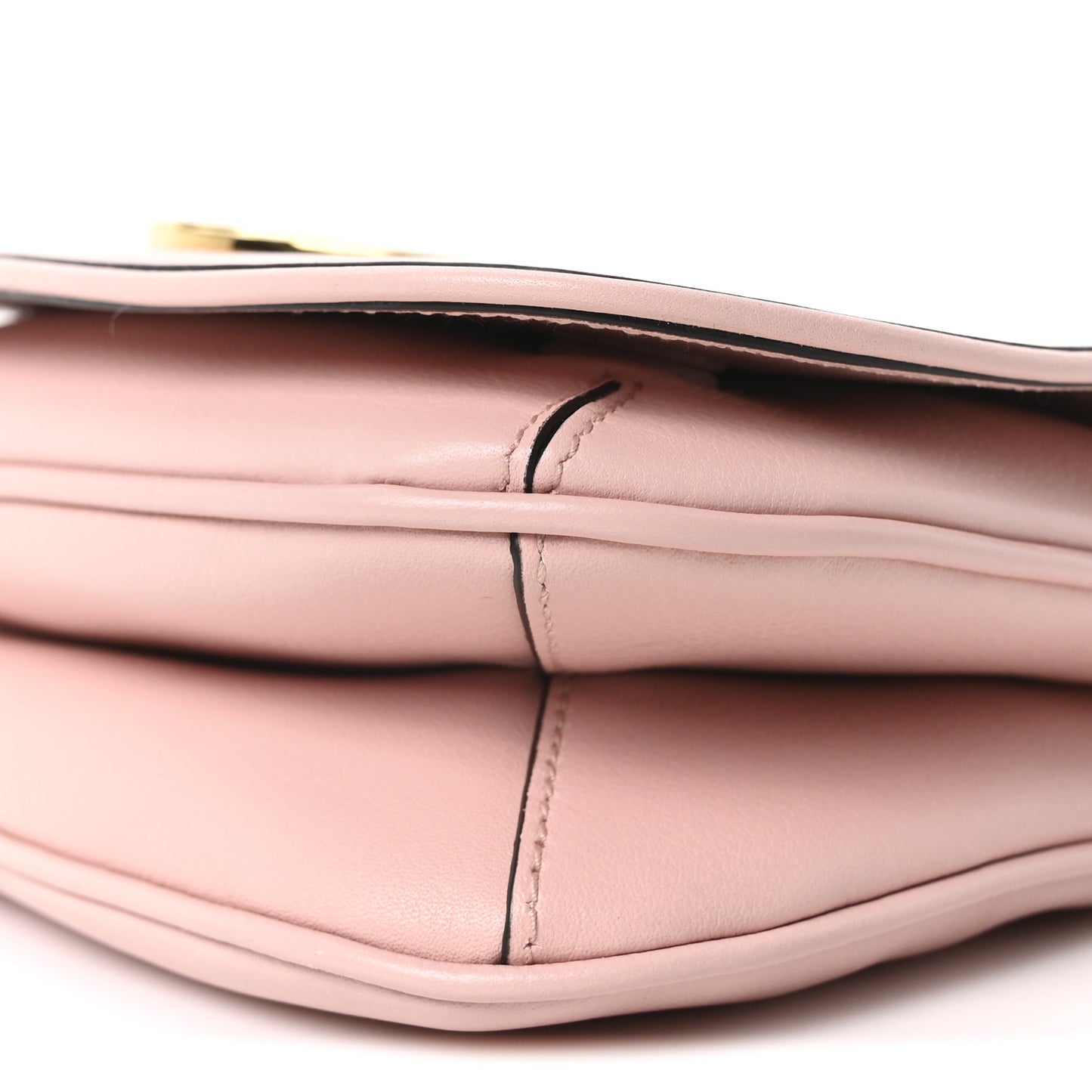 Roxy Calfskin Web Mini Blondie Shoulder Bag Powder Pink