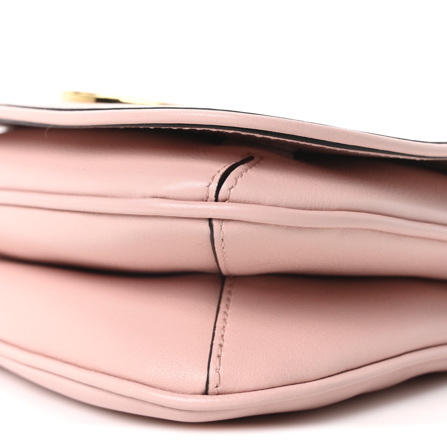 Gucci Roxy Calfskin Web Mini Blondie Shoulder Bag Powder Pink 10 of 10