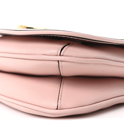 Gucci Roxy Calfskin Web Mini Blondie Shoulder Bag Powder Pink 10 of 10