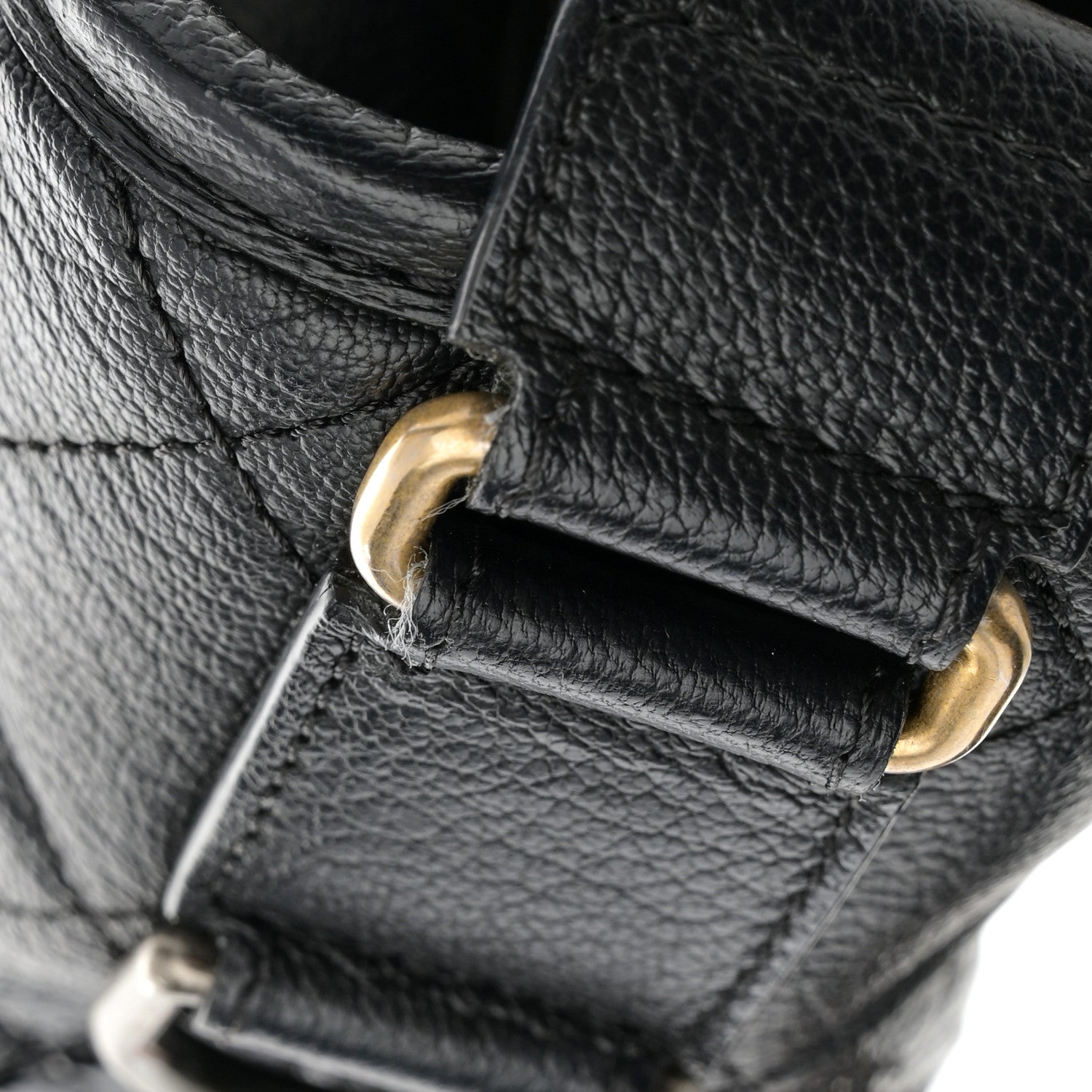 Chanel Patent Goatskin Quilted Medium Gabrielle Hobo Black 12 of 13