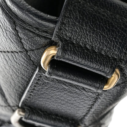 Chanel Patent Goatskin Quilted Medium Gabrielle Hobo Black 12 of 13