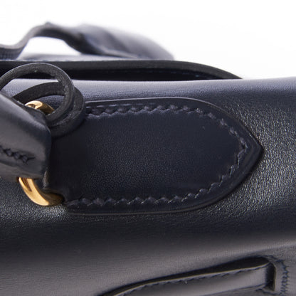 Hermes Box Kelly Retourne 32 Indigo 9 of 40