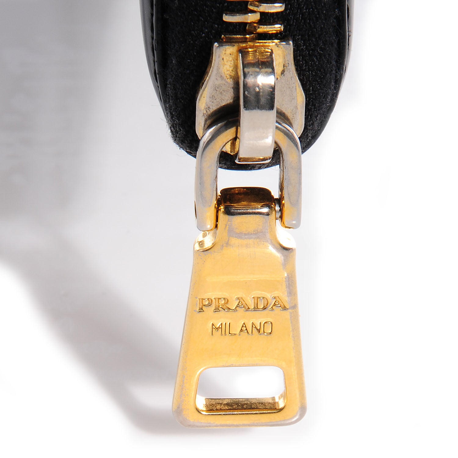 Prada Spazzolato Zip Around Wallet Nero Black 6 of 9