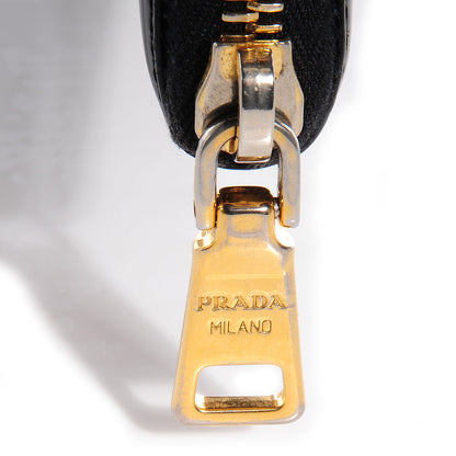 Prada Spazzolato Zip Around Wallet Nero Black 6 of 9