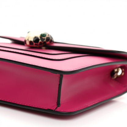 Bulgari Calfskin Small Serpenti Forever Snake Strap Crossbody Bag Pink 9 of 10
