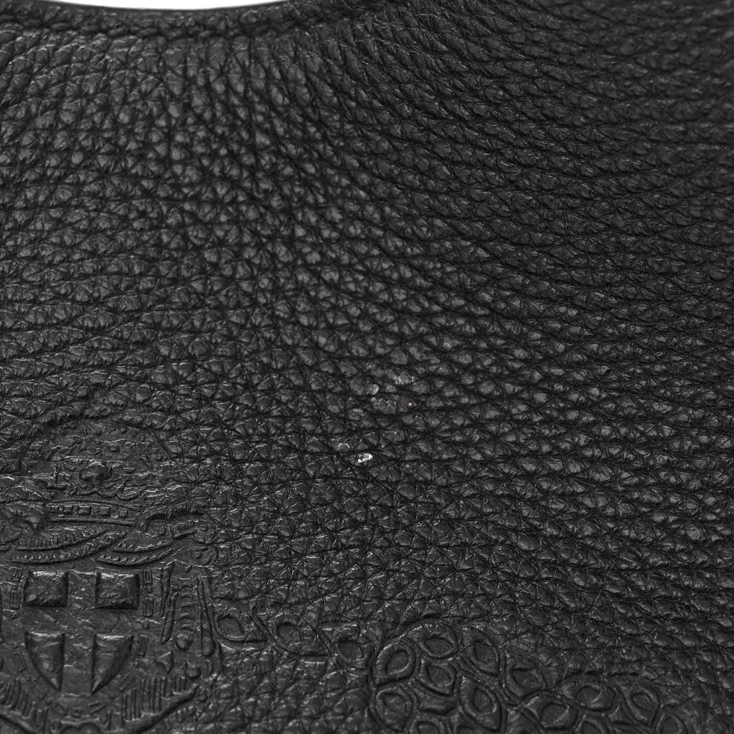 Prada Vitello Phenix Embossed Logo Hobo Black 12 of 12