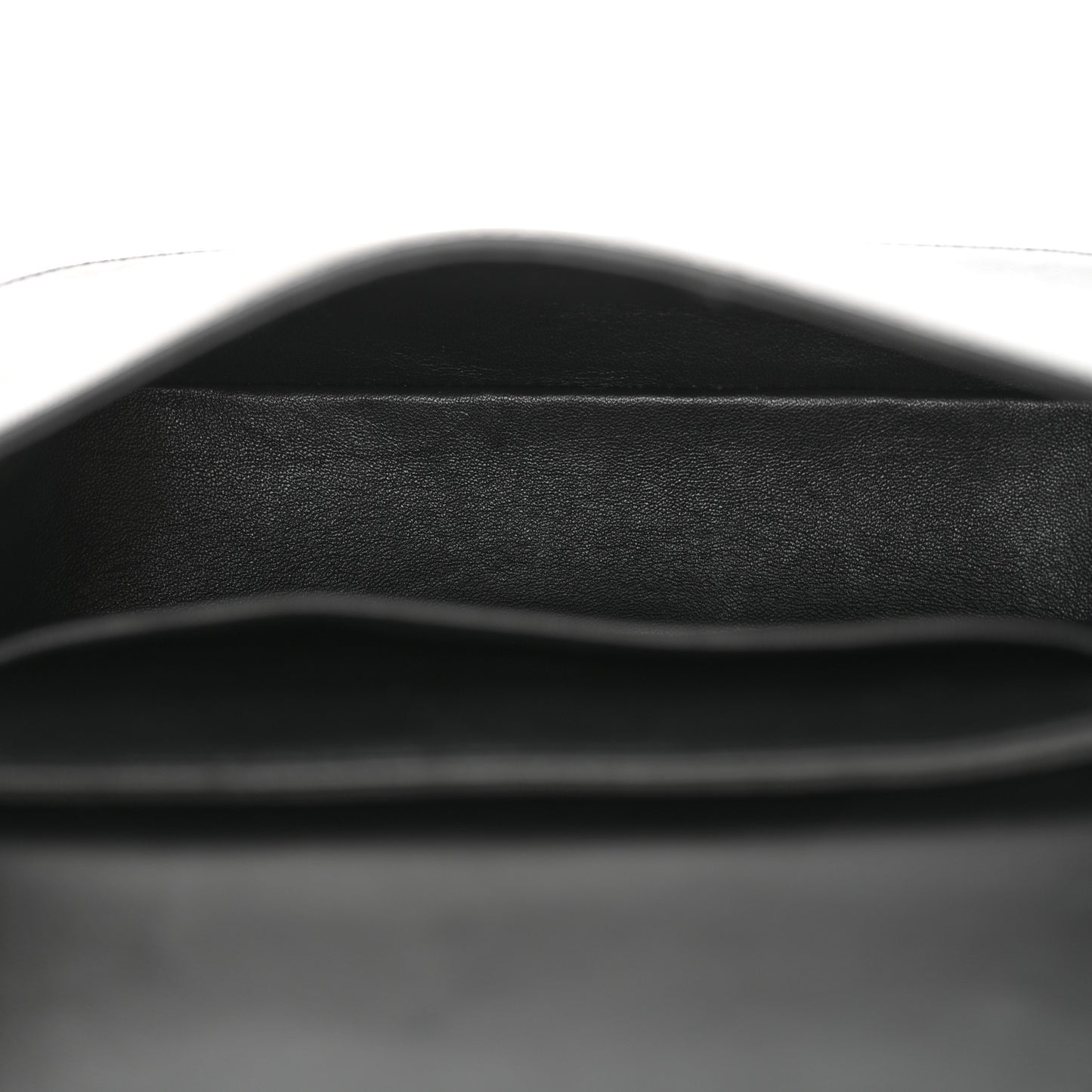 Saffiano Flap Shoulder Bag Black
