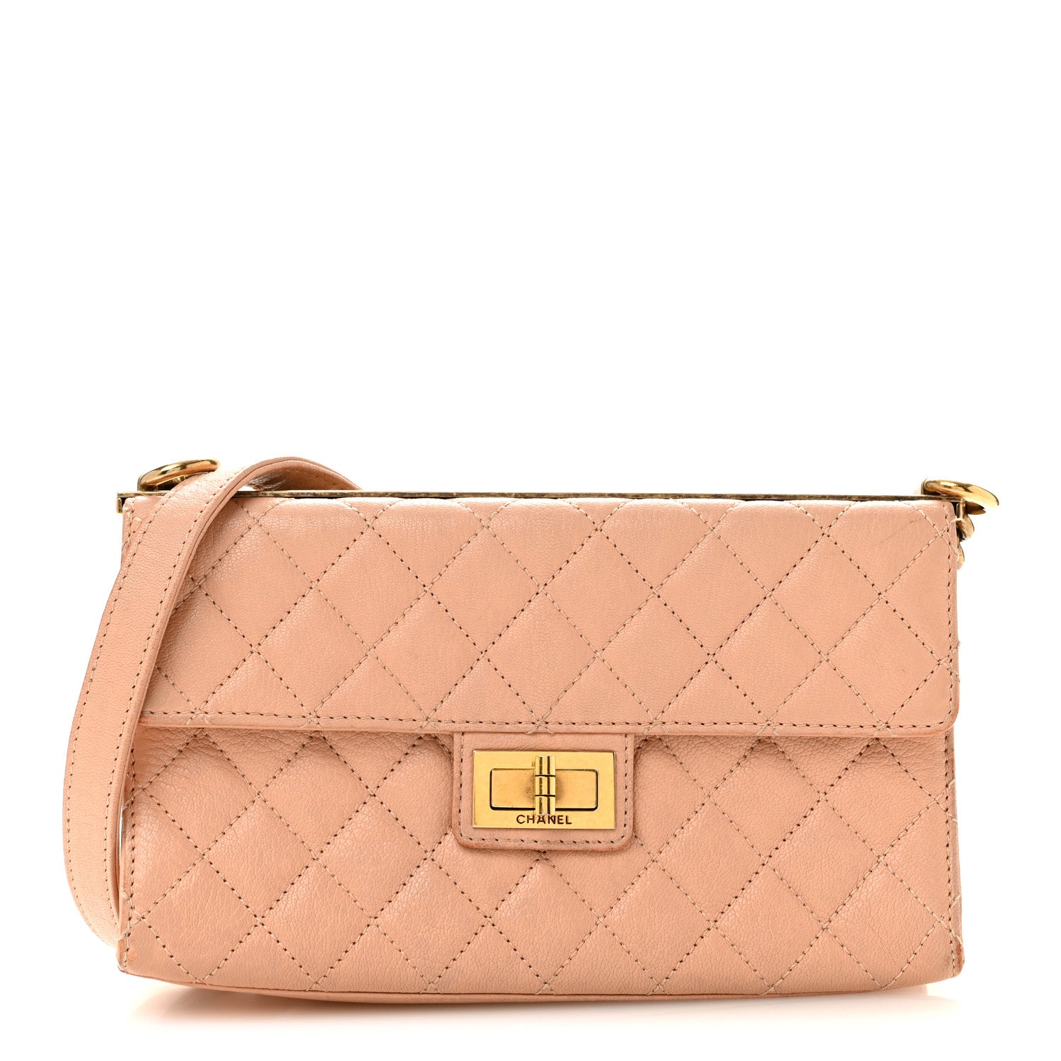 Chanel Goatskin Quilted Rita Flap Beige 1 of 16