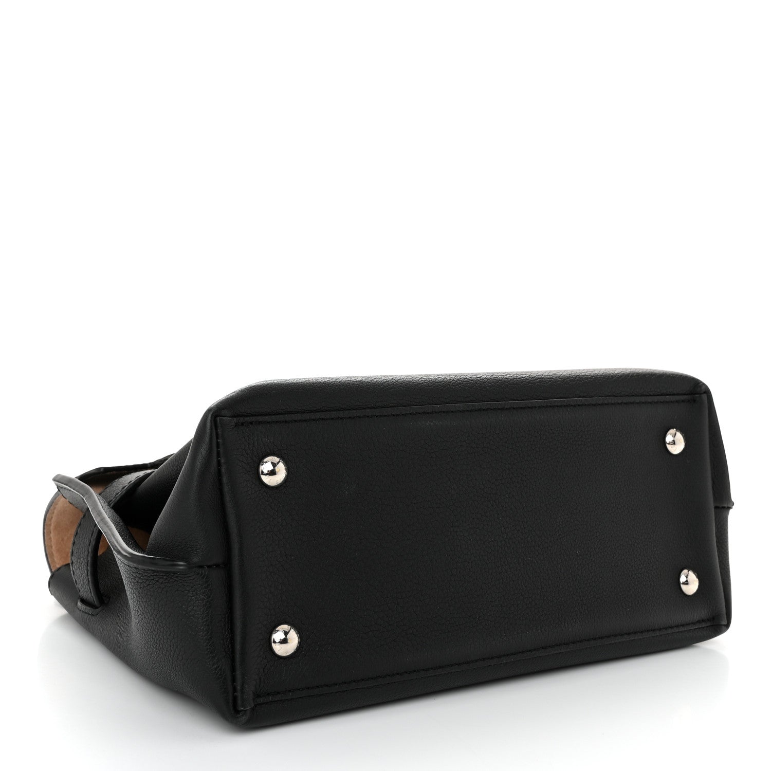 Louis Vuitton Calfskin Lockme Ever BB Black 4 of 12