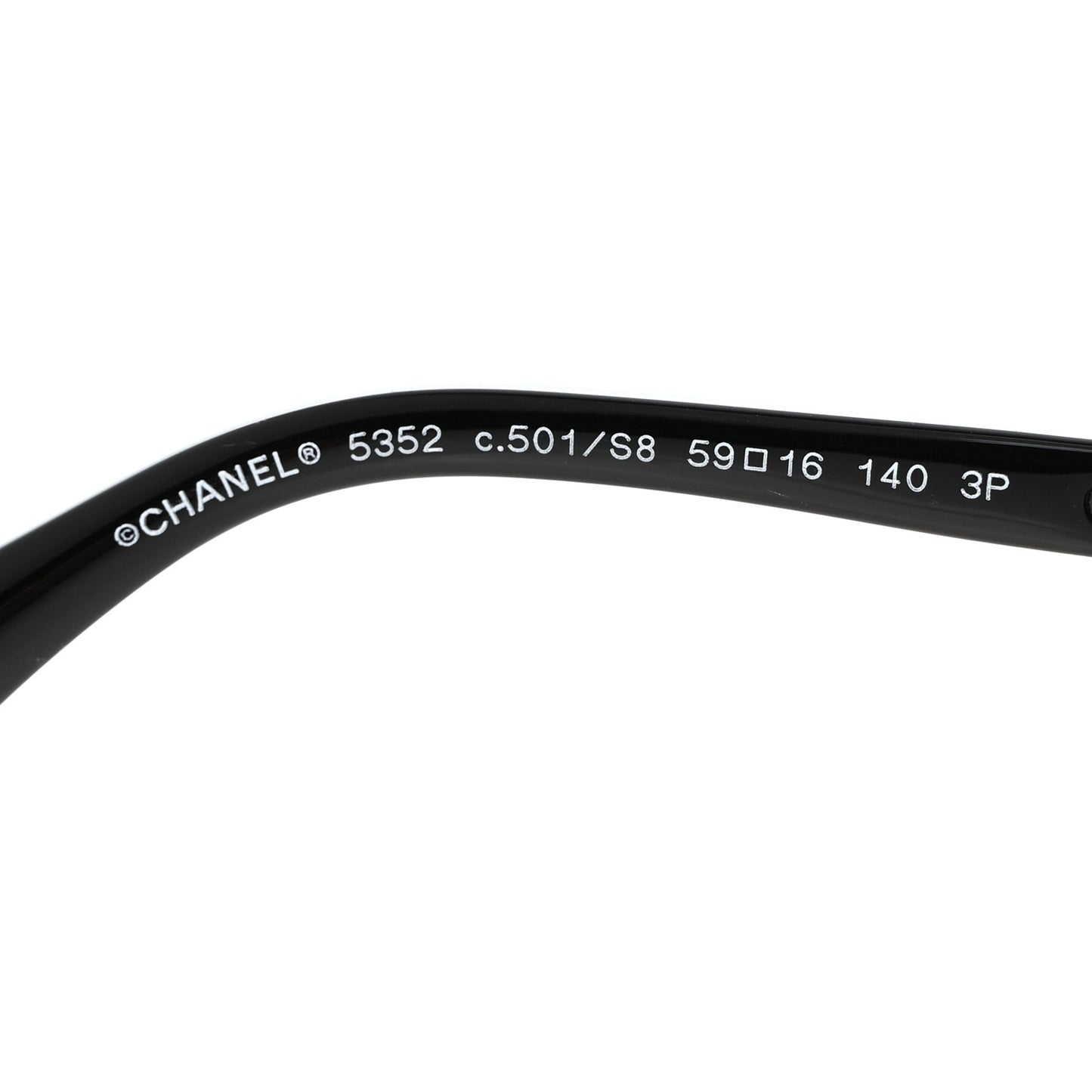 Chain Polarized Sunglasses 5352-A Black