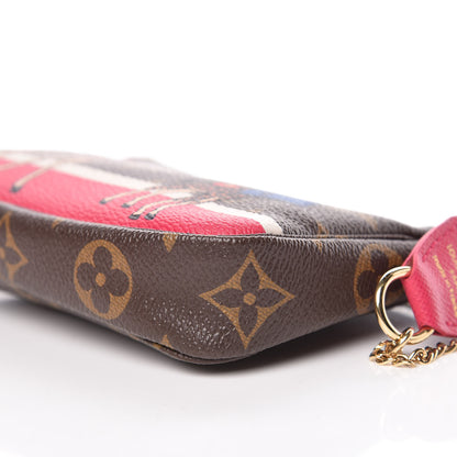 Louis Vuitton Monogram 2017 Christmas Animation Mini Pochette Accessories 9 of 10