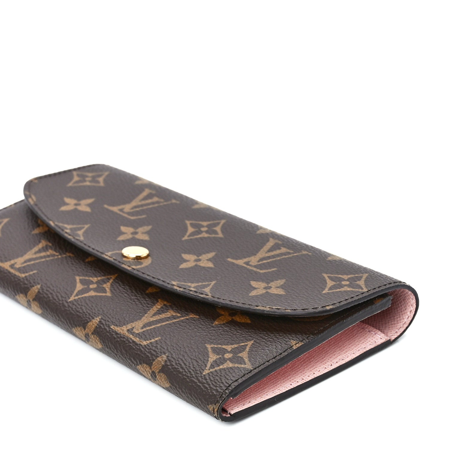 Louis Vuitton Monogram Emilie Wallet Rose Ballerine 10 of 10