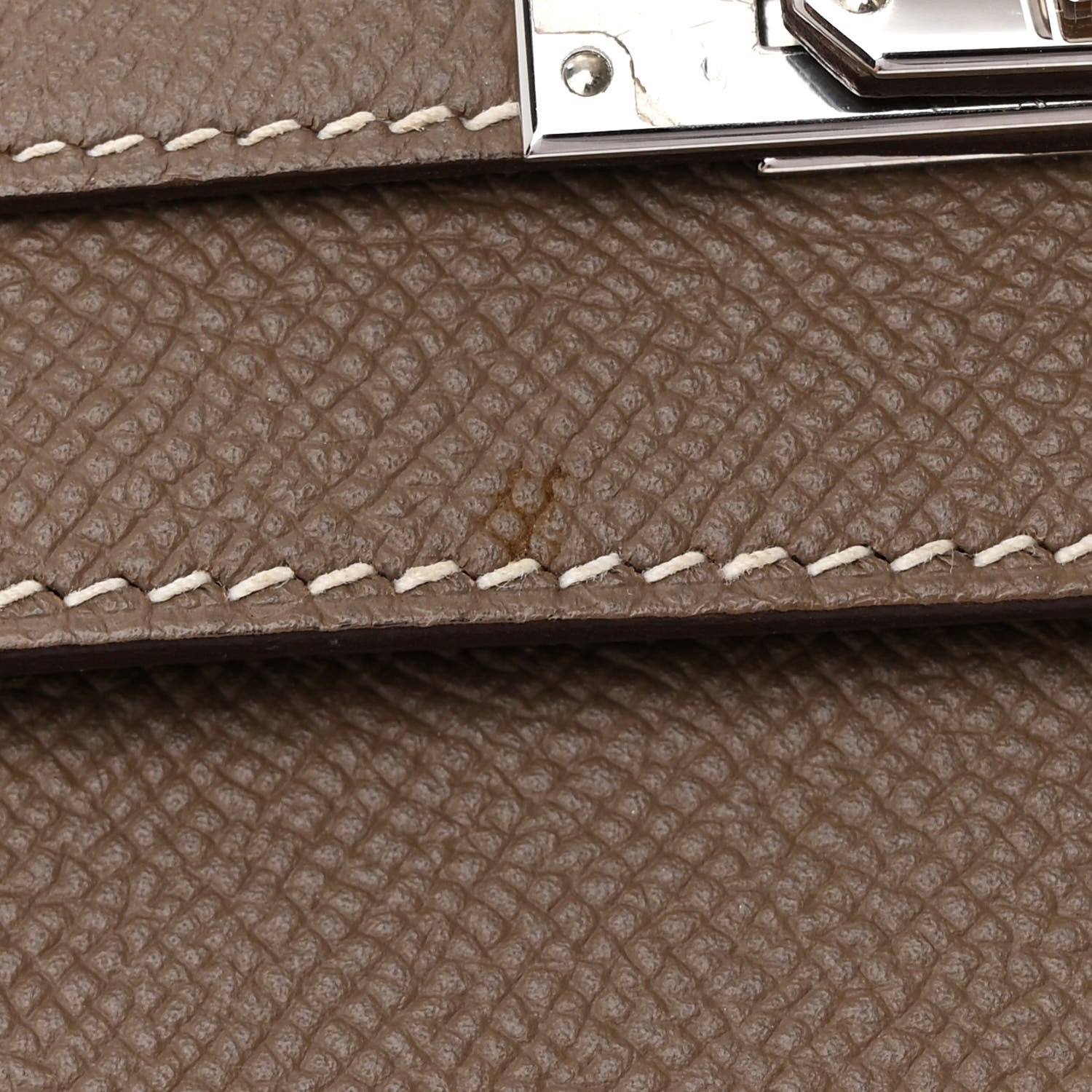 Hermes Epsom Kelly Sellier 25 Etoupe 12 of 12