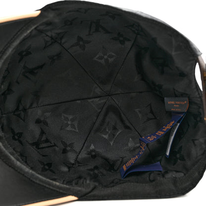 Louis Vuitton Polyester Silk Monogram LV Get Ready Cap L Black 6 of 8