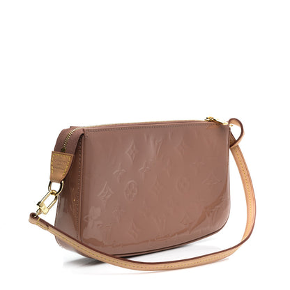 Louis Vuitton Vernis Pochette Accessories NM Rose Velours 3 of 6